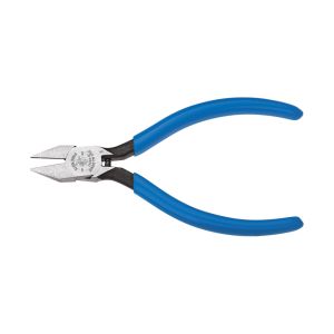 D209-4C Klein Tools Diagonal Cutting Pliers, Electronics Pliers with Pointed Nose, 4-Inch
