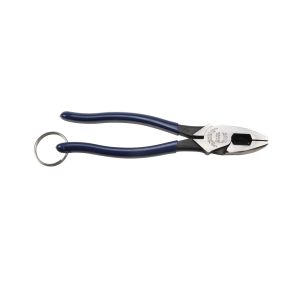 D213-9NETT Klein Tools Pliers, High-Leverage Side Cutters, Tether Ring