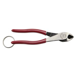 D228-8TT Klein Tools Diagonal Cutting Pliers, High-Leverage, Tie Ring, 8-Inch