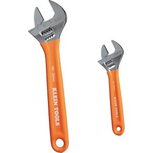 D5072 Klein Tools Extra-Capacity Adjustable Wrenches, 2-Piece