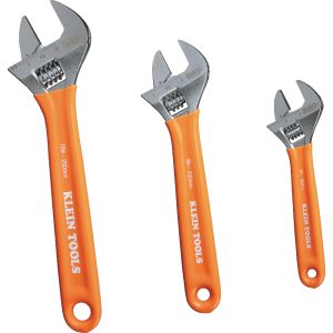 D5073 Klein Tools Extra-Capacity Adjustable Wrenches, 3-Piece