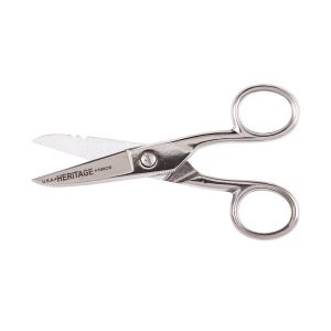 G100CS Klein Tools Electrician Scissor, Stripping Notches, Serrated
