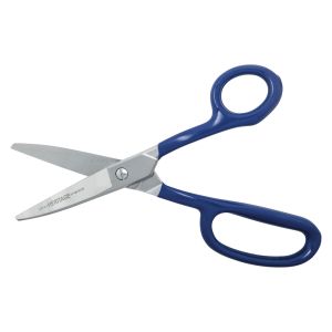 G718LRCB Klein Tools HD Carpet Shear w/Ring, Curved, Blunt, 9-Inch