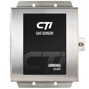 GG-NH3-500-ST CTI Gas Sensor, Ammonia 0-500 ppm, 4/20 mA output, 18 ga Stainless Steel Enclosure