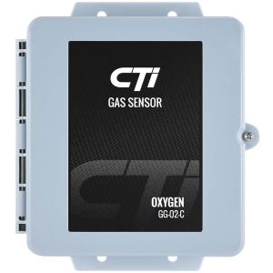 GG-O2-C0 CTI Gas Sensor, Oxygen 0-25%, rugged polycarbonate enclosure, 4/20 mA output