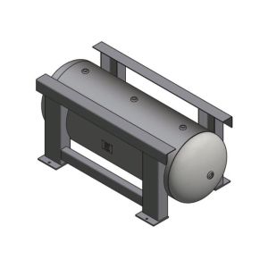 A10128 Samuel Horizontal Air Receiver | 240 Gallons | 200 PSI-Standard-None-Standard-TK1-3003504156 | 350 SCFM Tank Kit - Gauge,