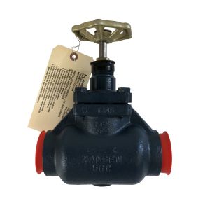 Hansen GS200H, 2 Ammonia Shut-off Valve Globe, Socket Weld, Handwheel