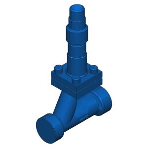 Hansen GSB051C, 1/2 Shut-off Valve, Globe, Bolted Bonnet, Socket Weld, Seal Cap  T-Style