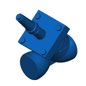 Hansen GW600C, 6 Ammonia Shut-off Valve Globe, Butt Weld, SC