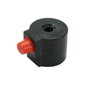 Image of Hansen 70-1088 plug-in solenoid valve coil kit, less socket. Image shows solenoid coil bottom left side.