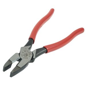 HD2000-9NE Klein Tools Heavy-Duty Lineman's Pliers, Thicker-Dipped Handle