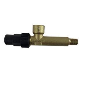 Hansen HGV1, 1/4 LG Neck Gauge Valve, Angle MPTxFPT, Stainless Steel Stem, w/SC