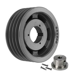 4 5V 1180 R Martin Sprocket & Gear Pulley, 5v Section 4 Grooves 11.80in OD