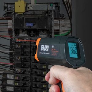 IR1 Klein Tools Infrared Digital Thermometer with Targeting Laser, 10:1