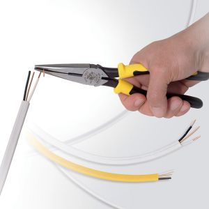 J203-8 Klein Tools Pliers, Needle Nose Side-Cutters, 8-Inch