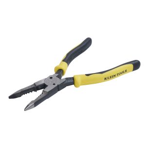 J206-8C Klein Tools Pliers, All-Purpose Needle Nose, Spring Loaded, Cuts, Strips, 8.5-Inch