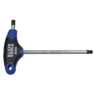JTH6M3BE Klein Tools 3 mm Ball-End Hex Key, Journeyman&trade; T-Handle, 6-Inch