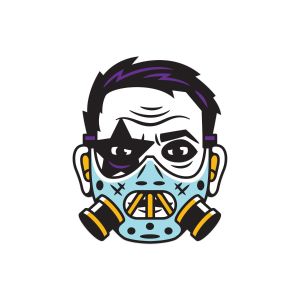Kreature July the 17th James NH3 Mask Head Sticker