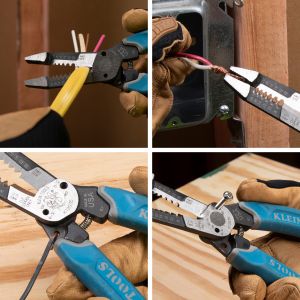 K12035 Klein Tools Klein-Kurve&reg; Heavy-Duty Wire Stripper 8-20 AWG