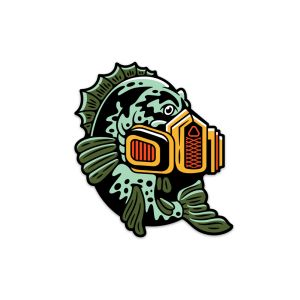 Kreature KD051 Hazmat Fish Decal