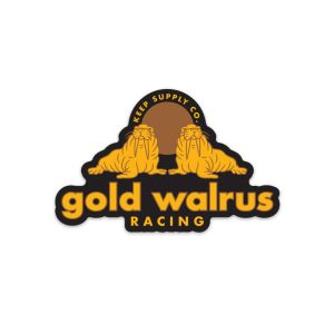 Gold Walrus Racing Decal