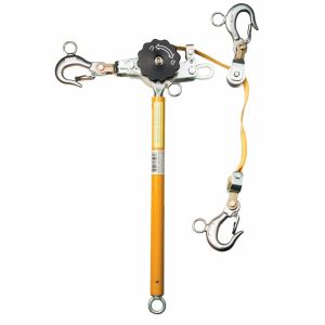 KN1500PEXH Klein Tools Web-Strap Ratchet Hoist with Hot Rings
