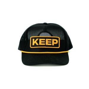 Keep Supply Black Mesh 5-Panel Snapback Hat
