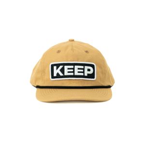 Keep Supply Khaki Canvas 5-Panel Snapback Hat