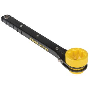 KT152T Klein Tools 4-in-1 Lineman's Slim Ratcheting Wrench