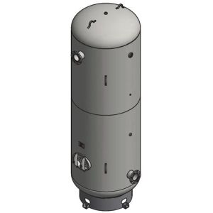 V10098 Samuel Vertical Vacuum Air Receiver | 240 Gallons | 150 PSI-Standard-None-Standard | 350 SCFM Tank Kit - Gauge, SRV, & Ba