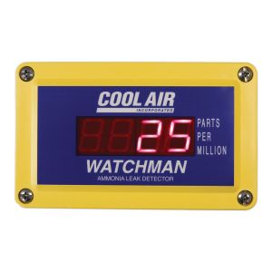 LBW-Watchman-RLV Cool Air Inc. Ammonia Detector, Relief Line Vent (RLV), Solid State Sensor, 0-1000 ppm, 4-20 mA output, 24 VDC - front view
