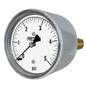 LP2-254-10 PIC Gauges Low Pressure Gauge, 2-1/2