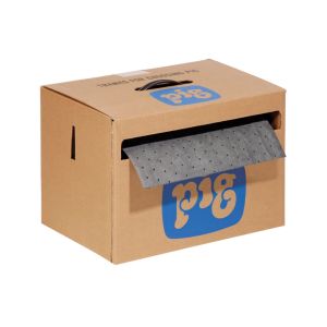 MAT140 PIG Heavyweight Absorbent Mat Roll in Dispenser Box