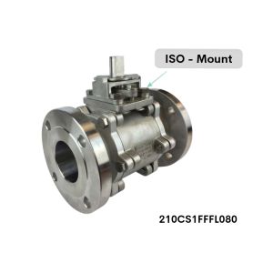 210-CS-1-FFF-L-080 Flo-Tite 3 Carbon Steel 3 Piece Ball Valves, Multi-Choice 200