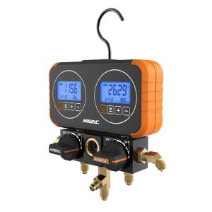 NAVAC N2D72 Flex72 Manifold Gauge w/ Digital Display, 72 Refrigerants