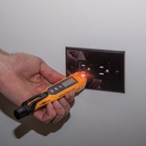 NCVT-6 Klein Tools Non-Contact Voltage Tester Pen, 12-1000V AC, with Laser Distance Meter