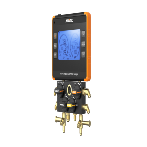 NAVAC NX4 NEXUS&trade; Digital Manifold Gauge, 4-Valve, Bluetooth, A2L, myNAVAC&trade; App