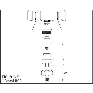Parker RS 205945 Screen Kit 1/2