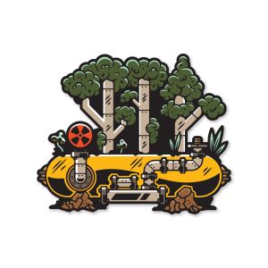 Keep Supply Engine Room Forest Decal