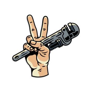 Peace Wrench Decal