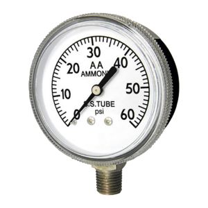 PIC Gauges 401A-254I Ammonia Gauges 2-1/2