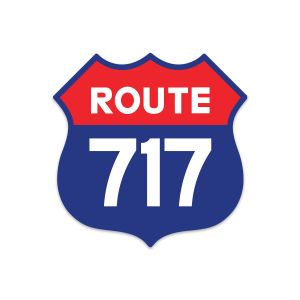 Route 717 Decal