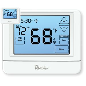 RS10421T Robertshaw THERMOSTAT, PROGRAMMABLE, 7-DAY, 5-1-1, TOUCHSCREEN, WIFI, HUMIDITY, 4H/2C