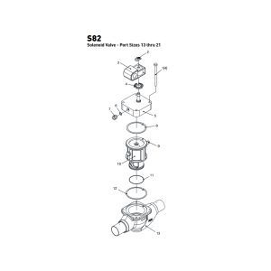 186334 Parker - Refrigerating Specialties S82 2-1/8