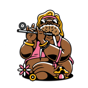 Hippie Walrus Decal