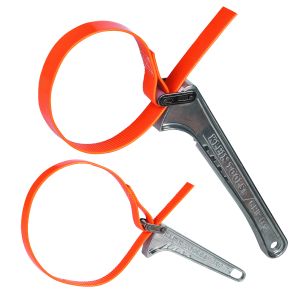SHBKIT Klein Tools Grip-It&trade; Strap Wrench Kit, 6-Inch and 12-Inch Handles, 2-Piece
