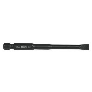 SL14355 Klein Tools 1/4-Inch Slotted Power Drivers, 3-1/2-Inch, 5-Pack