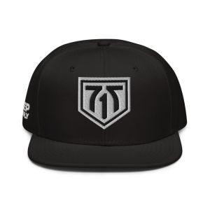 717 League Snapback Hat - Black