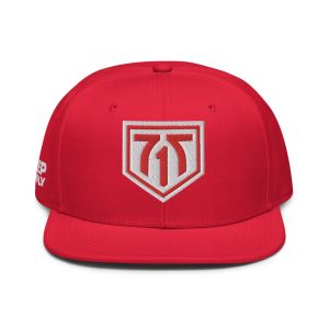 717 League Snapback Hat - Red