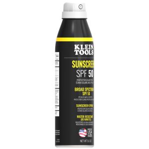 SPF50SPY55 Klein Tools Sunscreen Spray, Broad Spectrum SPF 50, 12-Pack